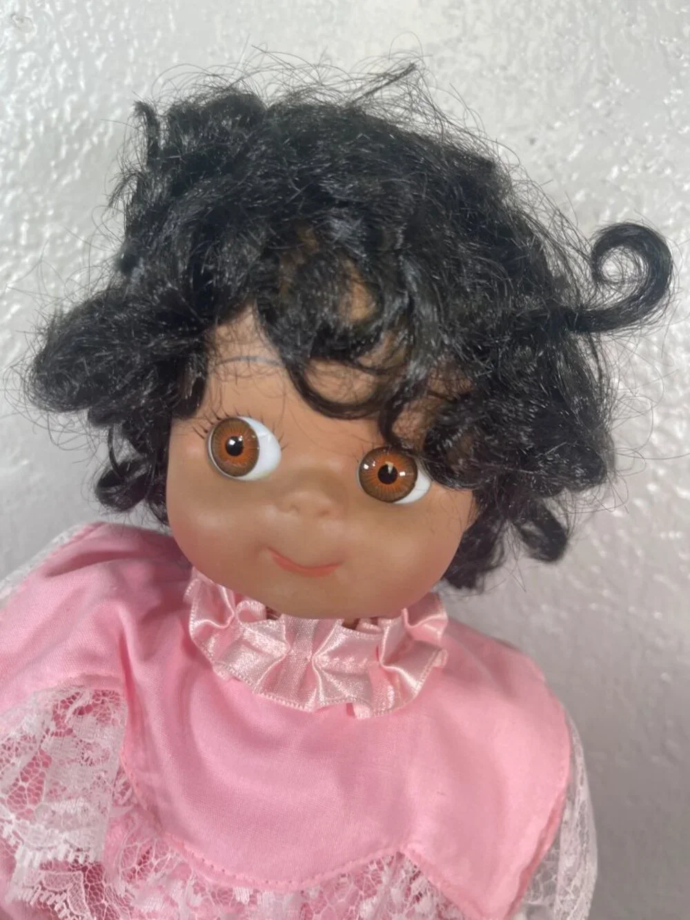Brinn's Porcelain Doll Vanessa 13 inch Pink Dress New in Box
